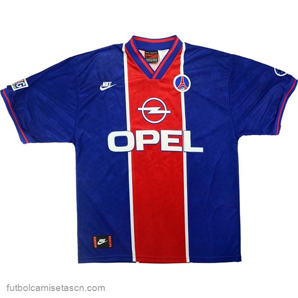 Tailandia Camiseta Paris Saint Germain 1ª Retro 1995 1996 Azul